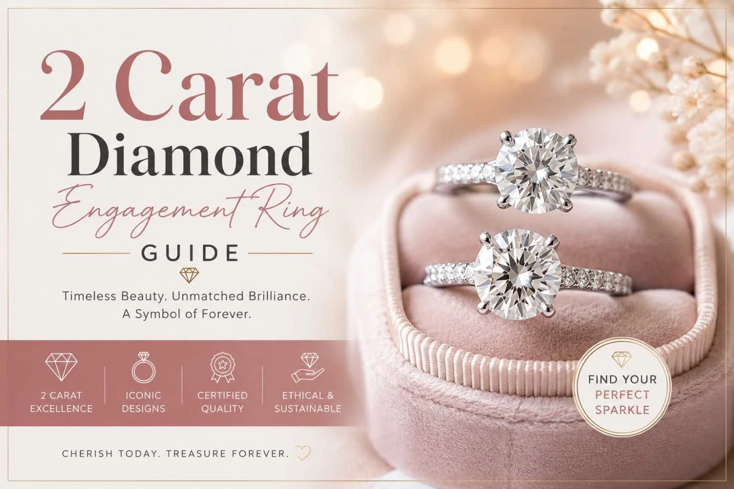 2 Carat Diamond Engagement Ring Guide | KRK Jewels